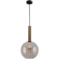 Masterlight Lampe suspendue Ø 30cm Bella 2 Laiton antique avec verre doré
