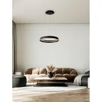 Lyora Suspension design Ormi Ø 45cm noir