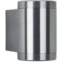 Albert Spot murale Tube 16,5 cm - Acier inoxydable