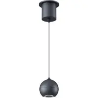Artdelight Ampoule de suspension Miami noir Ø 10cm