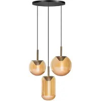 Eth Lampe suspendue de table à manger à 3 lumières Yvonne