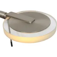 Steinhauer Lampe de lecture murale LED Turound 10w - 2700K - 62cm verre clair inox