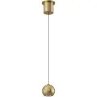 Artdelight Ampoule de suspension Miami or Ø 10cm