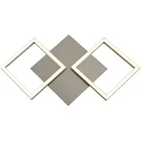 Searchlight Applique design Wall Art 47cm gris
