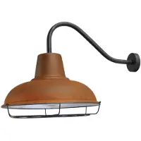 Masterlight Applique murale Industria Grid Rouille