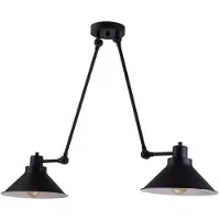 Lyora Plafonnier 2 lumières Techno