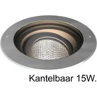 Franssen Spot de sol LED Spotpro Inox inclinable 20 cm
