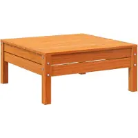 vidaXL Tabouret de jardin brun cireux pin massif
