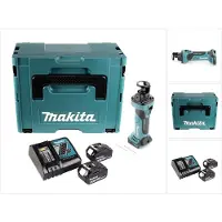 Makita DCO 180 RG1J Coupeuse Rotative Sans Fil 18 V + 2x Batteries 6,0 Ah + Chargeur + Coffret Makpac