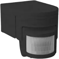 Kanlux S.A. Détecteur de mouvement extérieur crépusculaire PIR SLICK noir 12m 8391