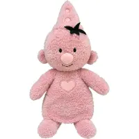 Bumba Knuffel Fluffy Pluche - Roze, 35cm