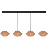 Masterlight Lampe pendante de table à manger Bicono 4x Ø35cm