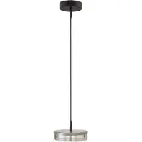 Masterlight Lampe pendante de conception Imperia noir avec nickel Ø 16cm