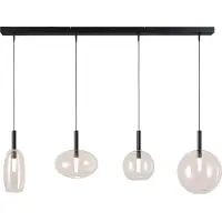 Masterlight Suspension 4L Lido Ball avec du verre transparent