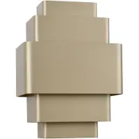 Artdelight Applique murale design Layes champagne