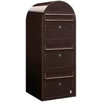 Bobi Boites aux lettres Trio 8017 Marron foncé