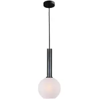 Masterlight Lampe suspendue Ø 20cm Bella 2 Huile tachetée avec verre blanc mat