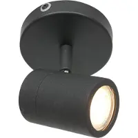 Mexlite Coin salle de bain Upround LED noir