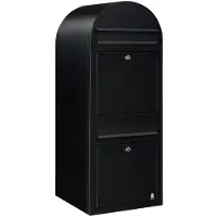 Bobi Boites aux lettres Duo 9005 Noir texturé