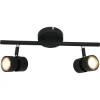 Steinhauer - spot - Natasja LED - noir - métal - lampe design - GU10 - 7902ZW