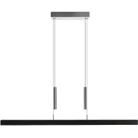 HerzBlut Lampe suspendue Leonora 121 cm - charbon de chêne