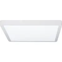 Highlight Plafonnier carré Piatto blanc