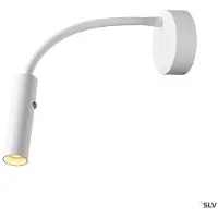 SLV Lampe de chevet flexible Karpo Goose blanc