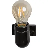 Eth Applique en porcelaine Vintage Wall noir