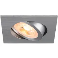 SLV Spot encastré New Tria 68 carré - aluminium - GU10