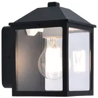 Lutec Applique Spire E27 Ip44 Noir