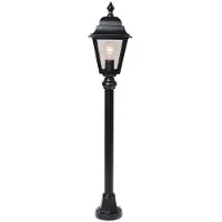 Franssen Lampe de terrasse classique Quadrana 97 cm noir