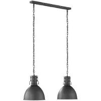 FISCHER&HONSEL GMBH Lampe suspendue 2 lumières London industriel