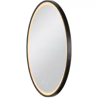 SLV Applique miroir Trukko Noir - Ø 60cm