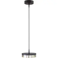 Masterlight Lampe pendante de conception Imperia nickel noir Ø 16cm