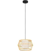 Eglo Lampe suspendue Monterroso Ø 35cm - rotin
