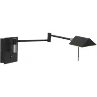 Steinhauer Lampe de lecture murale noire Retina