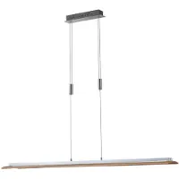 FISCHER&HONSEL GMBH Lampe suspendue LED Shine-Wood dirigé