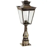 Limehouse Lampadaire rural Pagoda Pillar fait à la main - cuivre poli (pbul)