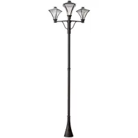 Franssen Lampe de jardin LED City Highlight LED - 3 lumières - 310cm gris graphite