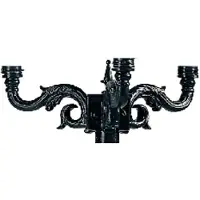 Ks Verlichting Nostalgic lantern crown Ornament 3 lumières - vert