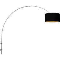 Steinhauer Applique murale Sparkled Light métal avec abat-jour noir