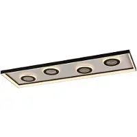Paul Neuhaus Plafonnier rectangulaire Dune noir