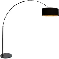 Steinhauer Lampe à arc Sparkled Light noir