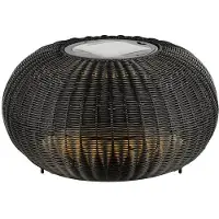 SLV Lampadaire bas Adegan Flat Solar Noir solaire