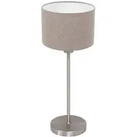 Mexlite Lampe de table Noor avec capuchon gris