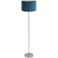 Steinhauer Lampadaire Noor avec capuche bleue