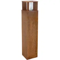 Ks Verlichting Lampe de jardin carrée Marina 70 Corten