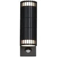 Searchlight Applique murale Detroit Noir avec capteur