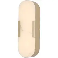 Searchlight Applique murale Opaline Or 35cm