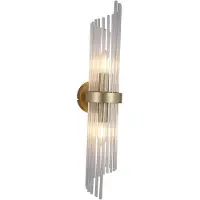Searchlight Applique murale Lara Or avec verre transparent